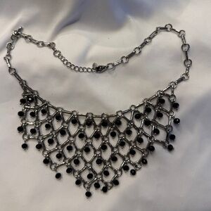 White House Black Market WHBM beaded necklacece
